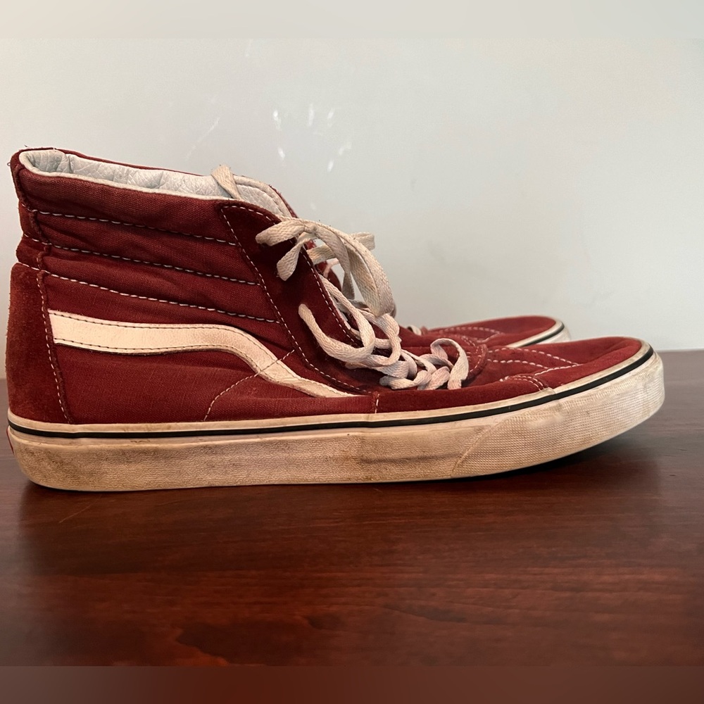 Vans Sk8-Hi Maroon Men’s US 12